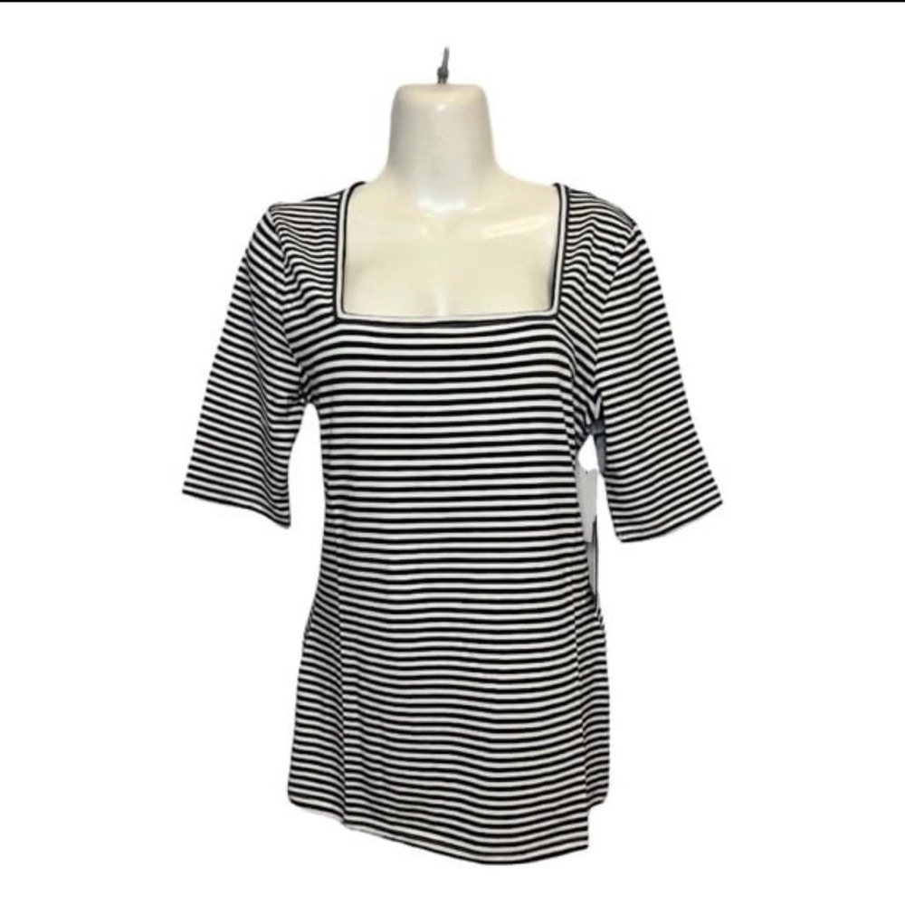Halogen square neck top! Size medium